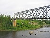 На границе Евросоюза. Железнодорожный мост через старое русло Наровы
