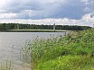 Вантовый мост на озере Тамула