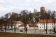 Вид на Литовский Национальный Музей и башню на горе Гедиминаса
