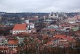 Вид на Вильнюс с горы Гедиминаса