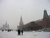 Снегопад на Красной площади