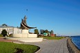 Скульптура ''Онего'', подарок Ленинградской области