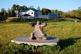 Безымянные скульптуры на набережной Онежского озера