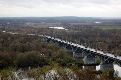 Владимир. Вид на мост через Клязьму