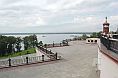 Комсомольская площадь, смотровая площадка и лестница к набережной Амура