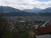 Инсбрук. Вид на город со склонов гор