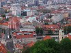 Словения. Вид на Любляну с башни замка