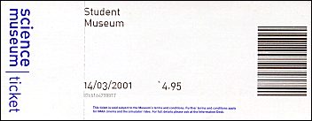 Билет в Музей Науки