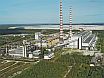 Эстонская электростанция. Вдали виднеются трубы Балтийской электростанции