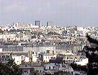 Вид на Париж с Монмартра