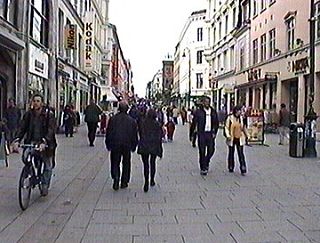Главная пешеходная улица Осло