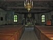 В музее Skansen. Интерьер сельской церкви